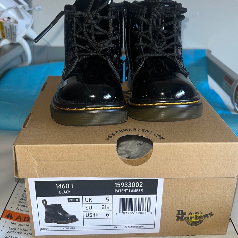 Doc Martens Black (Infant size 6c)